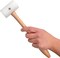 The Beadsmith Nylon Flat Hammer - Double Plastic Non-Marring Mallet, -Inch Flat Faces